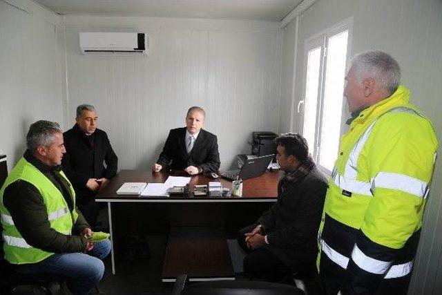 Vali G&uuml;l, İşgem İnşaatında İncelemelerde Bulundu 1