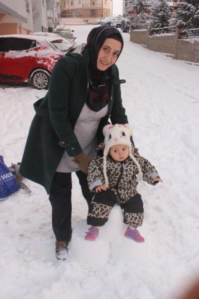 Karaman'da Eğitime Kar Engeli