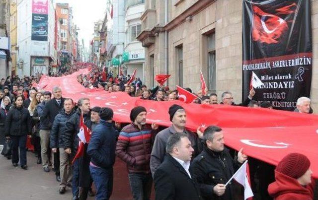 Giresun Teröre Karşı Yürüdü