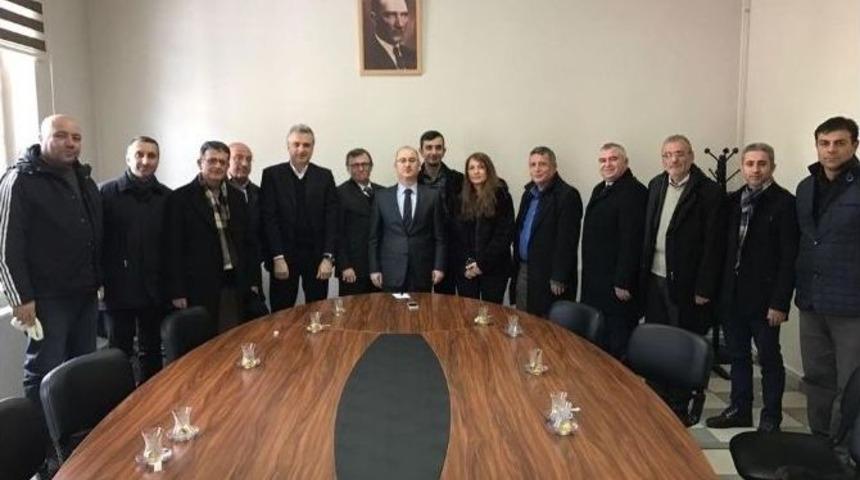 Boz&uuml;y&uuml;k&rsquo;te Stk&rsquo;lardan Kaymakam Yaman Ve Mehmet&ccedil;iğe Ziyaret