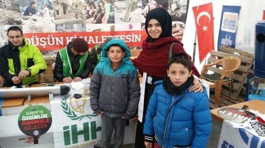 Dadaş Ortaokulundan Halep&rsquo;e 9 &Ccedil;uval Un