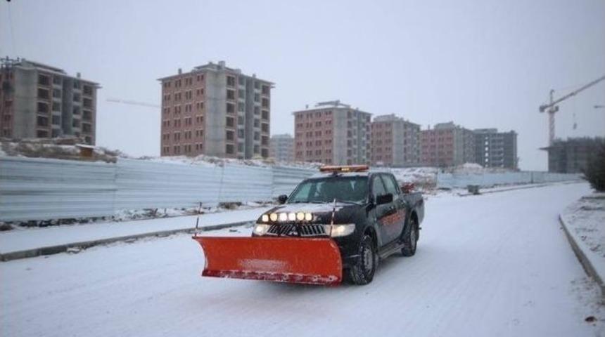 Beyşehir&rsquo;de Karla M&uuml;cadele Ekipleri Teyakkuzda