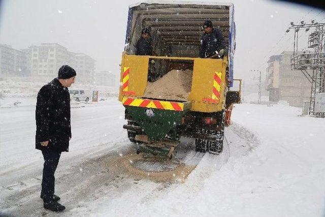 Şahinbey’den Kara Anında Müdahale