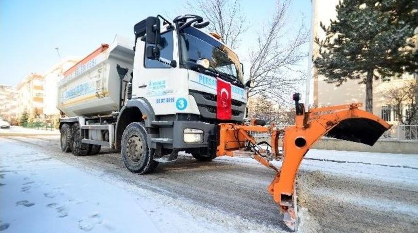 Pursaklar&rsquo;da Kar Mesaisi