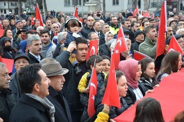 Ünye Teröre Tepki İçin Yürüdü