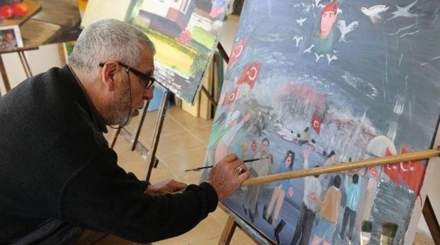 70&rsquo;lik Ressam Darbe Girişimini Resmetti