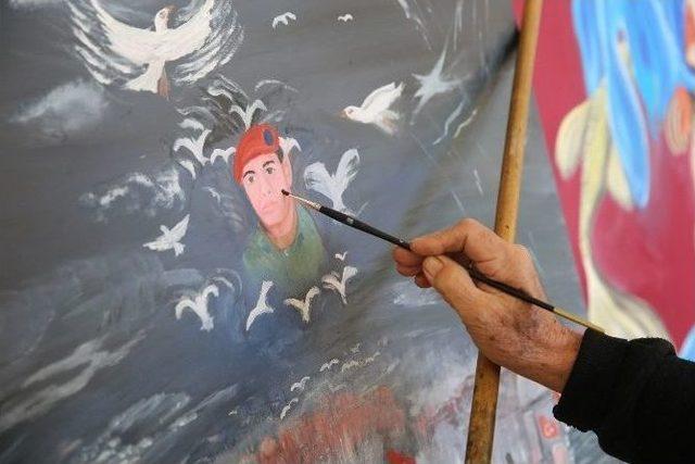 70&rsquo;lik Ressam Darbe Girişimini Resmetti 3