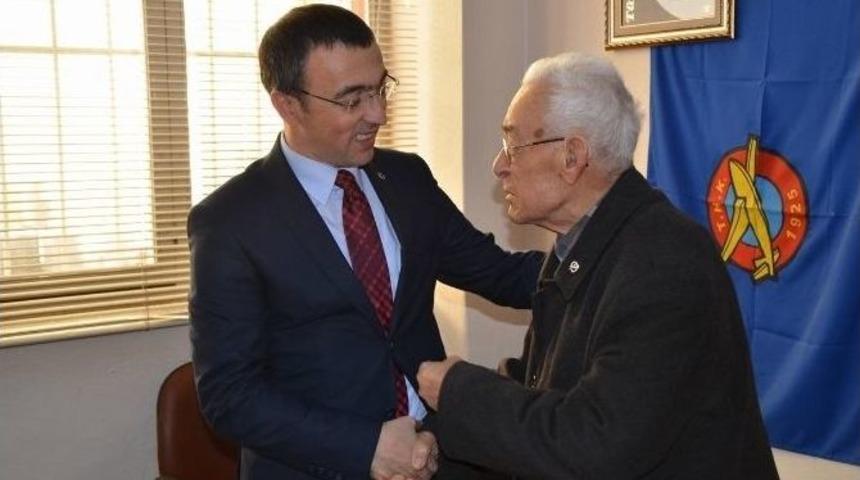 Milas Kaymakamı Arslan&rsquo;dan 40 Yıllık Başkana Ziyaret