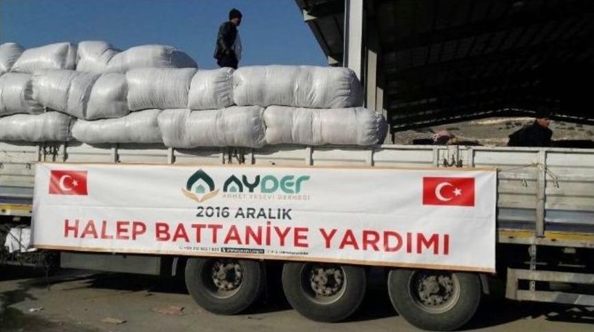 Ahmet Yesevi Derneği&rsquo;nden Haleplilere 5 Bin Battaniye