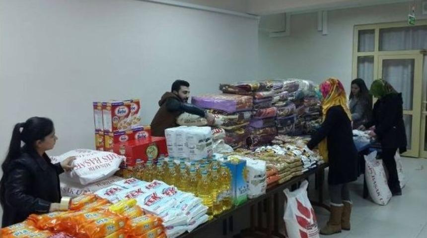 Kyk&rsquo;da Kalan &Ouml;ğrencilerden Halep&rsquo;e Yardım Kampanyası