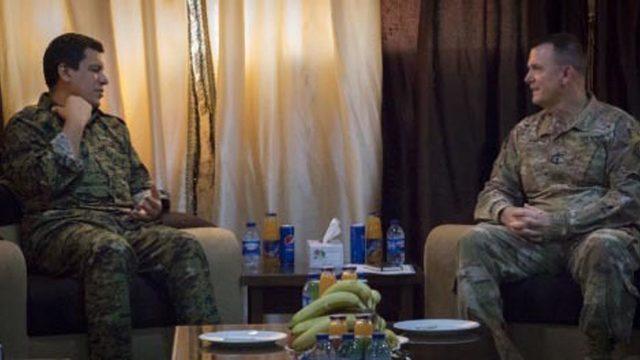 ABD'li General, 4 milyon TL ödülle aranan YPG'li terörist ile görüştü