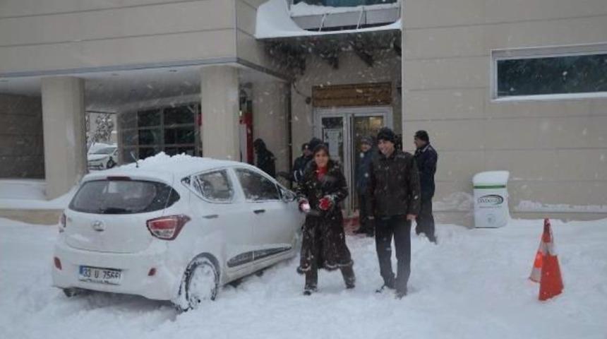 Mersin Mut'ta Okullara Kar Tatili