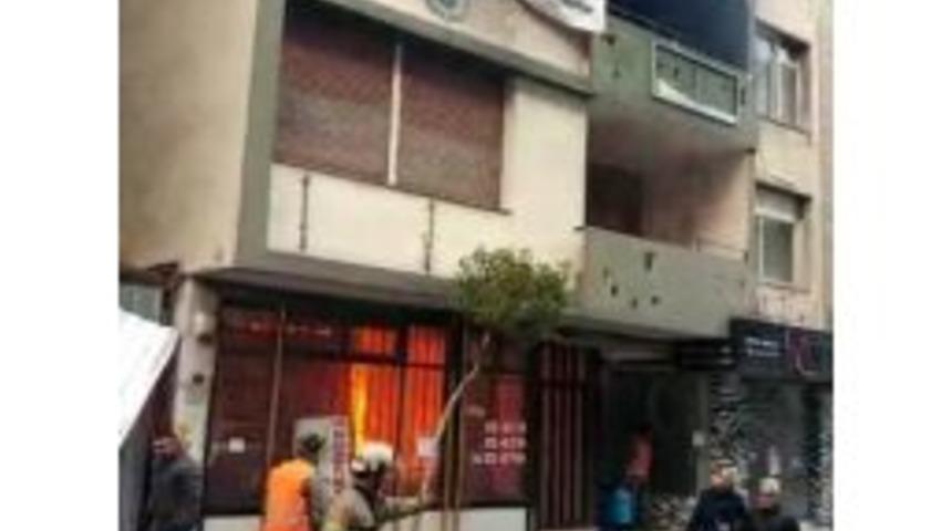 İzmir’in Göbeğinde Yangın Paniği