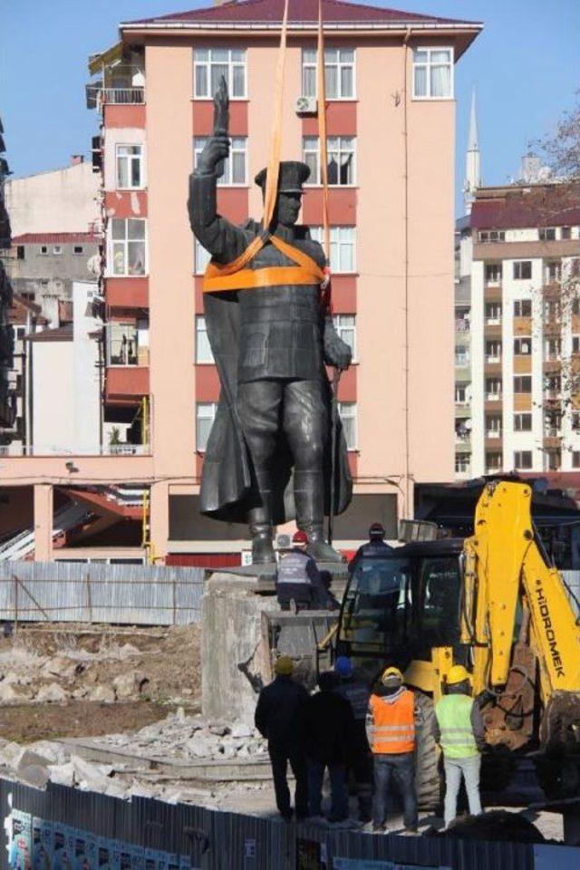 Rize'de Atatürk Anıtının Kaldırılmasına Tepki