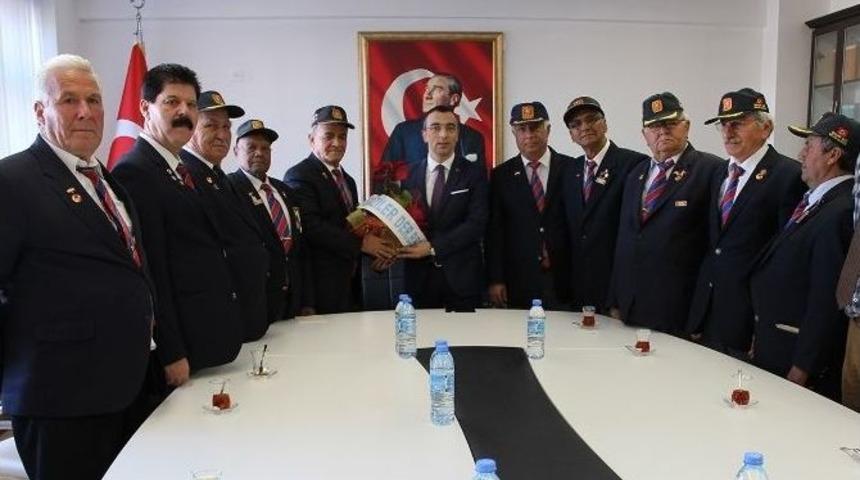 Muharip Gazilerden Milas Kaymakamı Arslan&rsquo;a Ziyaret