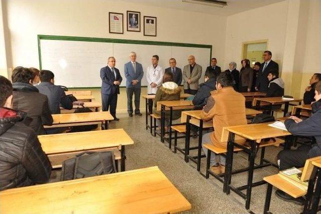 Vali, Meslek Ve Teknik Anadolu Lisesi’ni Ziyaret Etti