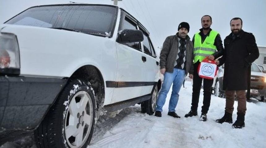 Kahramanmaraş&rsquo;ta Karla M&uuml;cadele