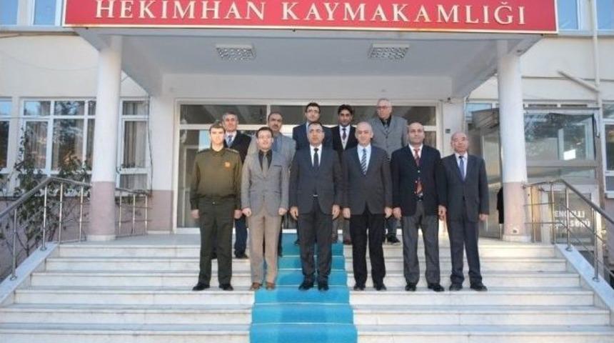 Vali Toprak Hekimhan İl&ccedil;esini Ziyaret Etti