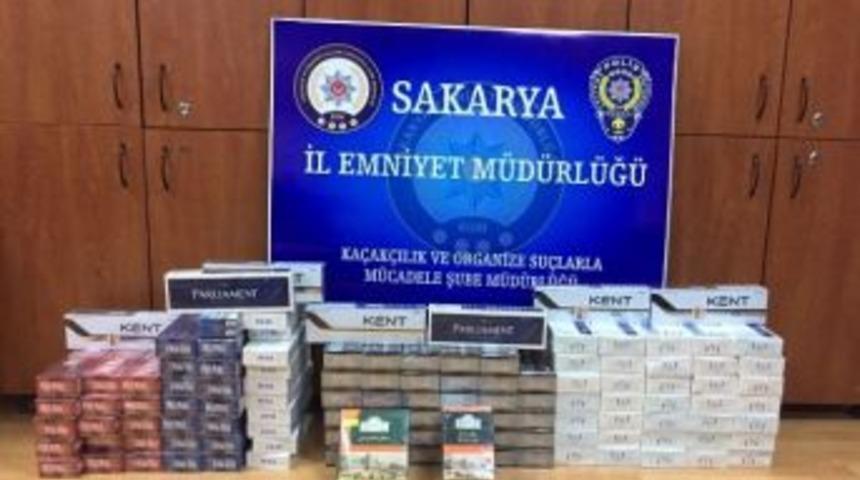 Sakarya&rsquo;da 8 Bin Paket Ka&ccedil;ak Sigara Ele Ge&ccedil;irildi