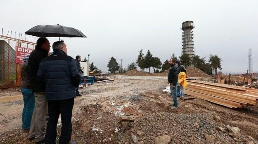 Başkan To&ccedil;oğlu Maltepe Tesisini İnceledi