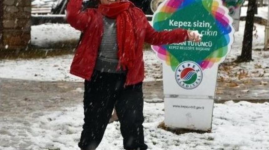 Antalya&rsquo;da Kar Yağışı