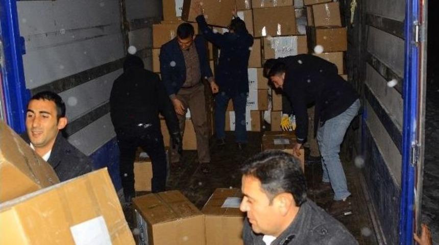 Geri D&ouml;n&uuml;ş&uuml;m Evlerinden Toplanan Yardımlar Halep&rsquo;e G&ouml;nderildi