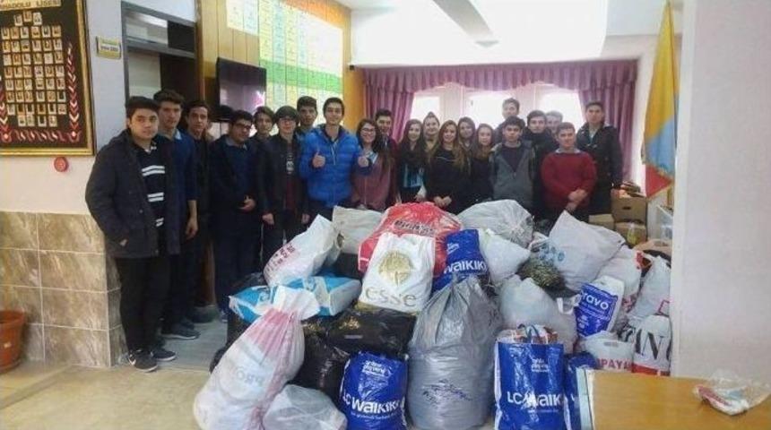 Acıpayamlı &Ouml;ğrencilerden Halep&rsquo;e Destek