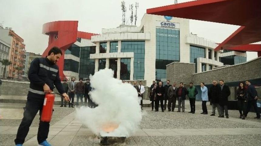 Canik&rsquo;te Ger&ccedil;ek Gibi Tatbikat