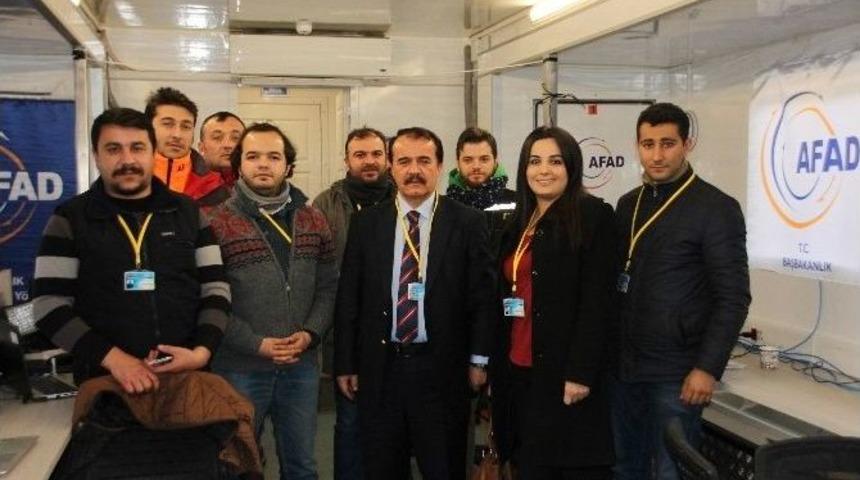 Keleş, Cilvegözü’nde Gazetecileri Ziyaret Etti