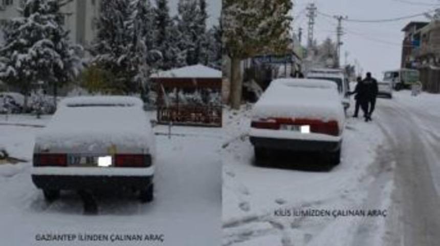 Kilis'te, Otomobil Hırsızları Yakalandı