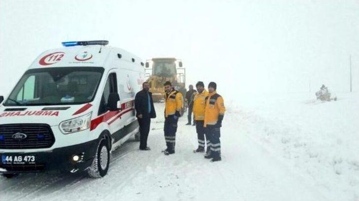 Malatya’da Kar 70 Kırsal Mahallenin Yolunu Kapattı G5