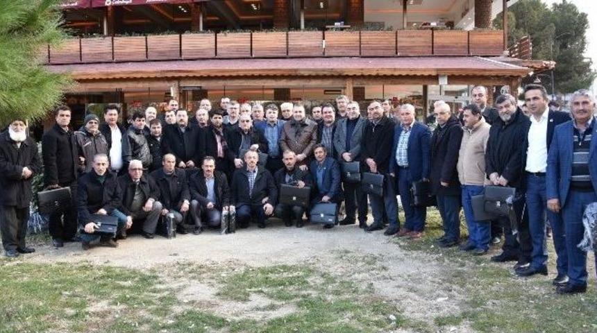 Başkan &Ccedil;er&ccedil;i &Ccedil;alışmalarını Muhtarlara Anlattı