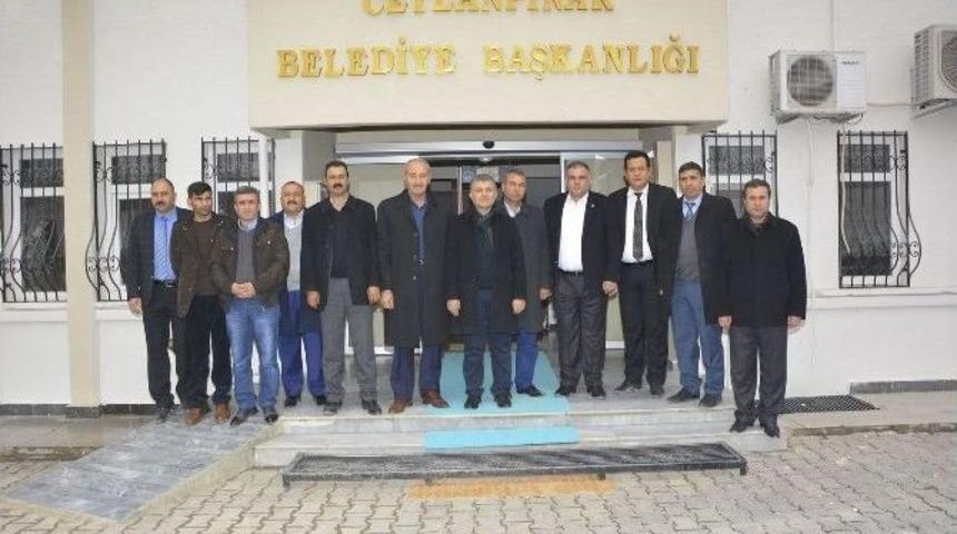 Mardin&rsquo;den Ceylanpınar Belediyesine Ziyaret