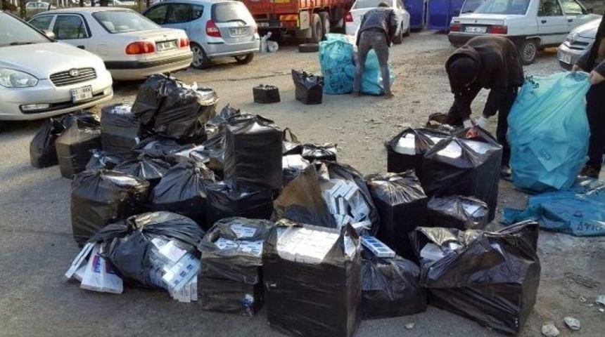 Şanlıurfa&rsquo;da 42 Bin Paket Ka&ccedil;ak Sigara Ele Ge&ccedil;irildi