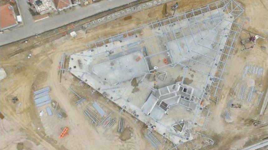 Alaşehir&rsquo;in Otob&uuml;s Terminali &Ccedil;alışmaları Devam Ediyor