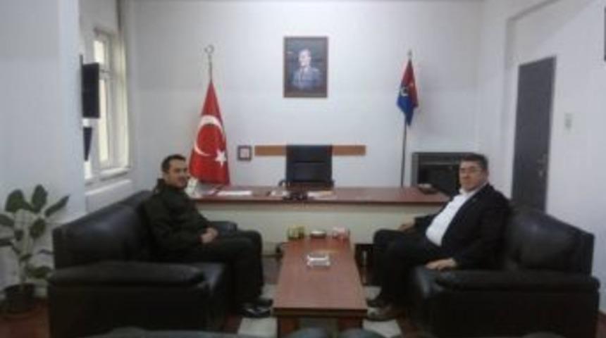 Belediye Başkanı Tekin&rsquo;den Jandarmaya Taziye Ziyareti