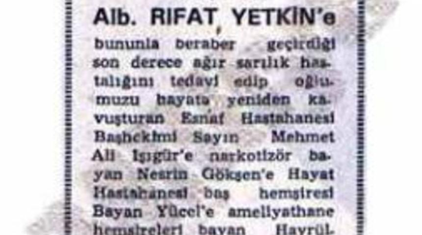 49 yıl &ouml;nce &ouml;l&uuml;mden d&ouml;nm&uuml;şt&uuml;