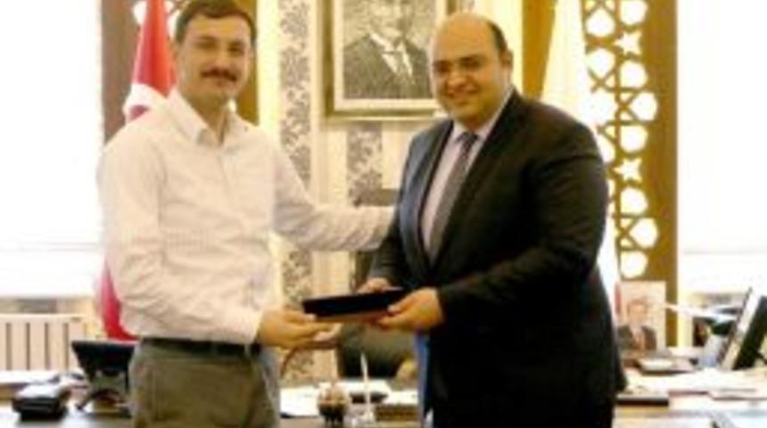 Kaymakam &Ouml;z&rsquo;den Başkan Orhan&rsquo;a Veda Ziyareti