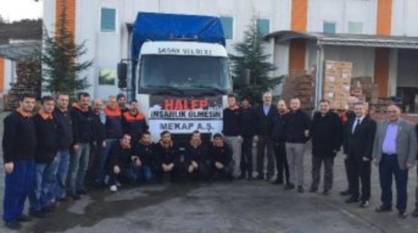 Arsin Osb&rsquo;den Halep&rsquo;e Ayakkabı Yardımı