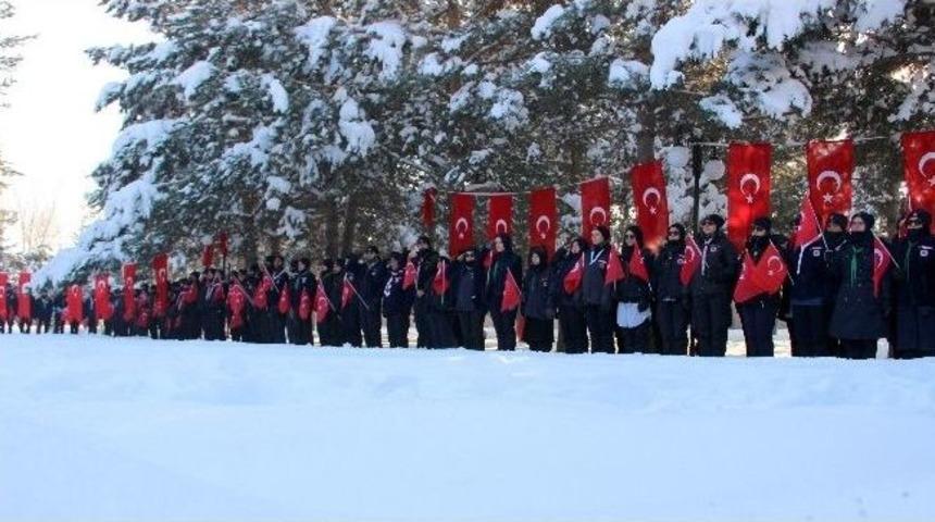 102. Yılında Sarıkamış Şehitleri İ&ccedil;in İzci Y&uuml;r&uuml;y&uuml;ş&uuml;