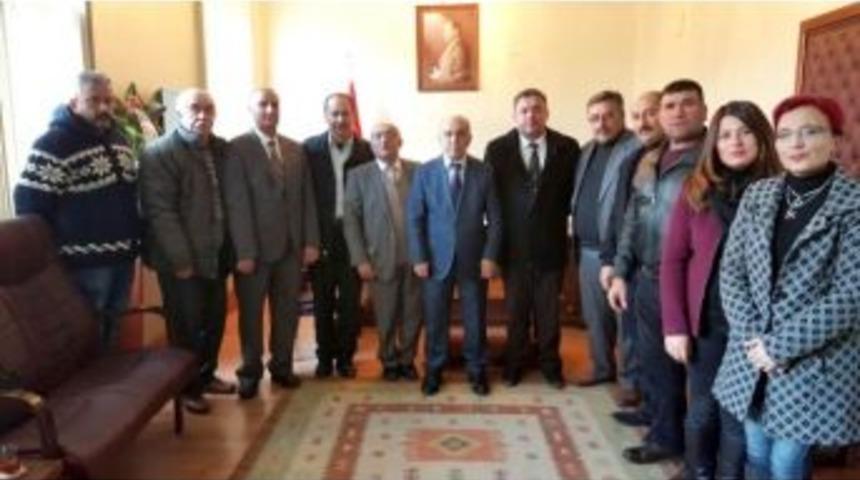 Salihli Mhp&rsquo;den Kaymakam &Ccedil;elenkoğlu&rsquo;na &rsquo;hayırlı Olsun&rsquo; Ziyareti