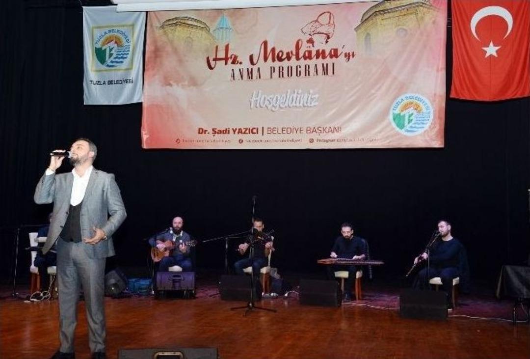 Tuzla Belediyesi Vuslatın 743&rsquo;&uuml;nc&uuml; Yılında Mevlana&rsquo;yı Andı