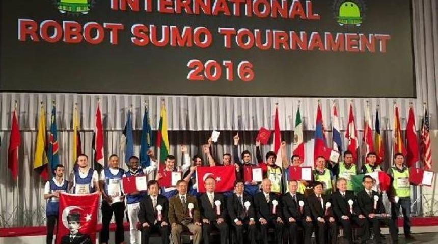 Karab&uuml;k &Uuml;niversitesi'nin, Sumo Robot Yarışması'nda Başarısı