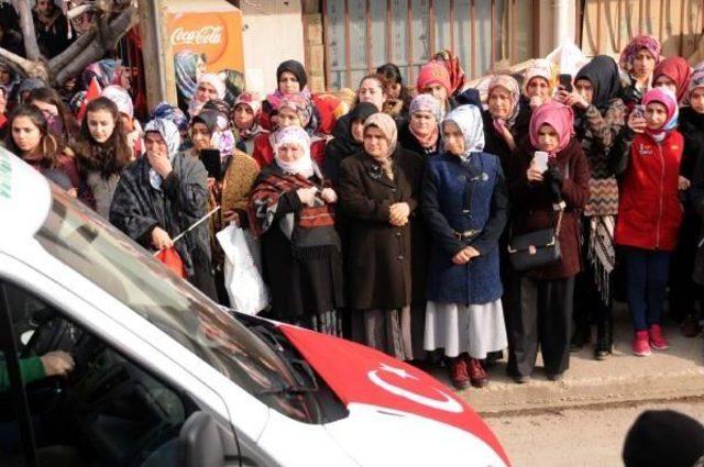 Şehit Uzman Çavuş Yalçın'ı, Erbaa'da 10 Bin Kişi Uğurladı
