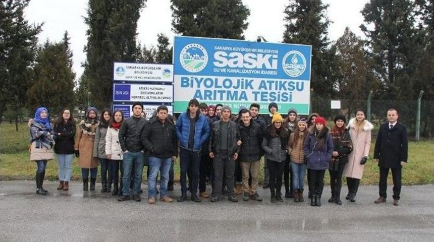 Sa&uuml;&rsquo;l&uuml; &Ouml;ğrenciler Arıtma Tesislerini Gezdi
