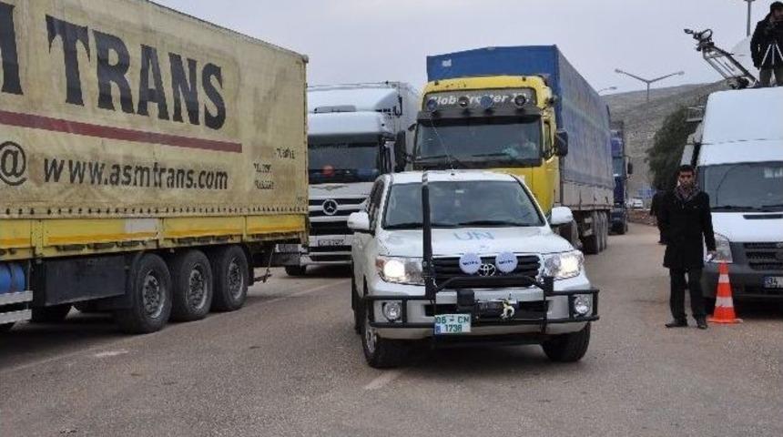 Bm&rsquo;den Suriye&rsquo;ye 24 Tırlık Gıda Ve K&ouml;m&uuml;r Yardımı