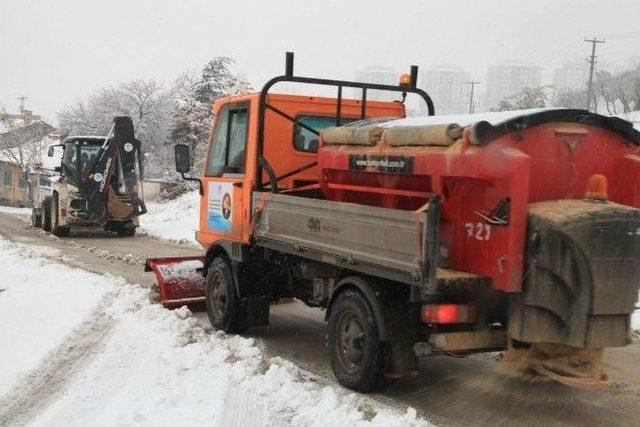 Odunpazarı’nda Karla Mücadelede Başarılı Sonuç