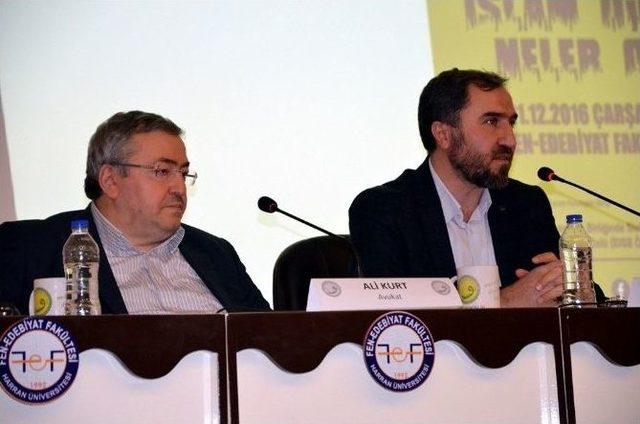 Harran Üniversitesinde İslam Dünyasına Neler Oluyor Konferansı