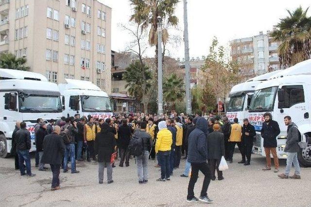 Adıyaman’dan Halep’e 4 Tır Dolusu Yardım