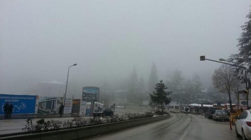 Kar Yağışı Sonrası Sis Bilecik&rsquo;i Esir Aldı